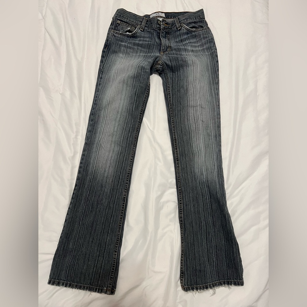ARMANI EXCHANGE - low rise boot cut jeans